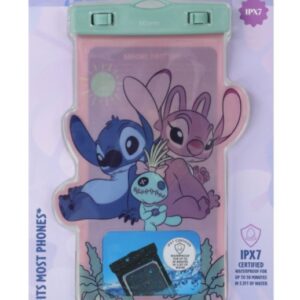🌺 5. Disney Stitch Waterproof Phone Pouch