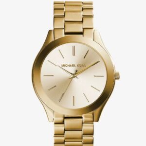 Michael Kors Slim Runway – Gold Tone Stainless Steel Watch